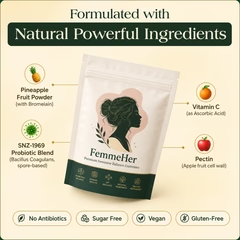 FemmeHer Vaginal Probiotic - 100% Real